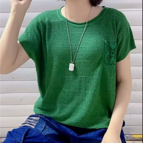 亞麻短袖抖抖衫